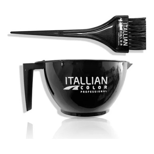 Kit Cumbuca E Pincel Para Tintura Cabelo Progressiva Creme