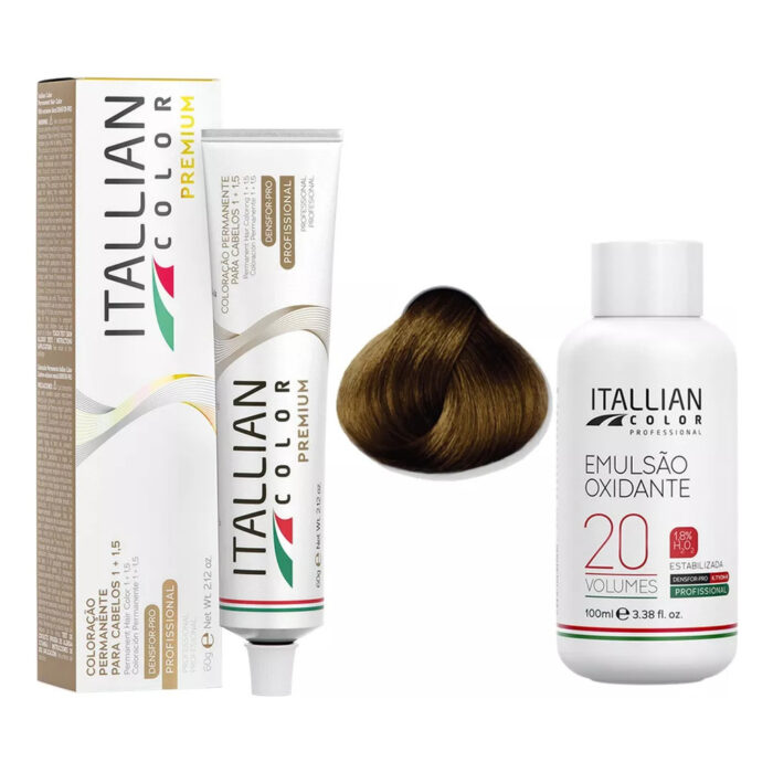 Kit Coloração Itallian + Mini Oxidante (escolha As Cores)